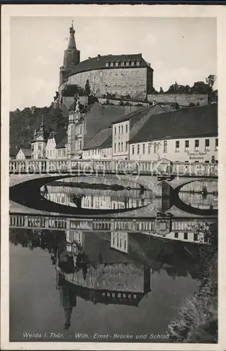 Weida Thueringen Wilhelm Ernst Bruecke u.Schloss Kat. Weida Thueringen