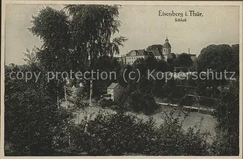 Eisenberg Thueringen Schloss / Eisenberg /Saale-Holzland-Kreis LKR