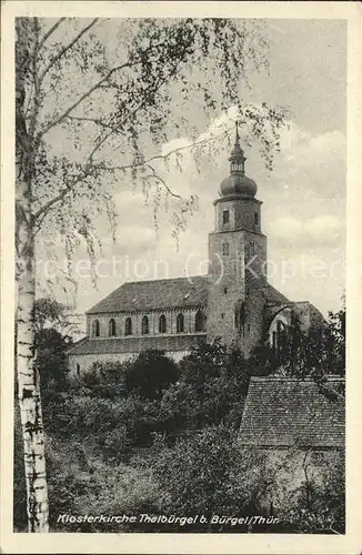 Buergel Thueringen Klosterkirche Thalbuergel Kat. Buergel Thueringen