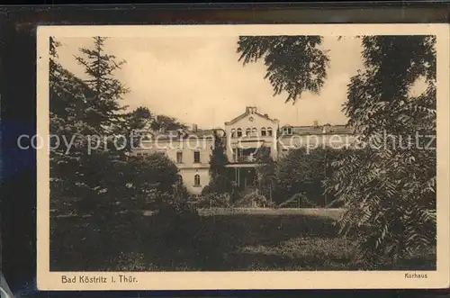 Bad Koestritz Kurhaus Kat. Bad Koestritz