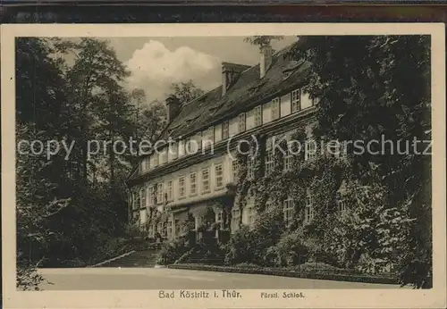 Bad Koestritz Fuerstl.Schloss Kat. Bad Koestritz