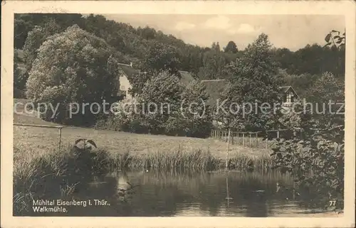 Eisenberg Thueringen Walkmuehle im Muehltal Kat. Eisenberg