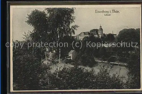 Eisenberg Thueringen Schloss Kat. Eisenberg