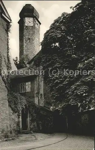 Greiz Thueringen Eingang oberes Schloss Kat. Greiz