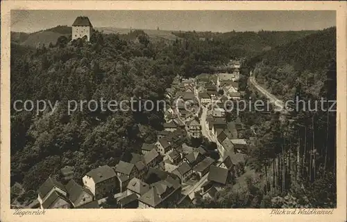 Ziegenrueck Saale von der Waldkanzel Kat. Ziegenrueck Thueringen