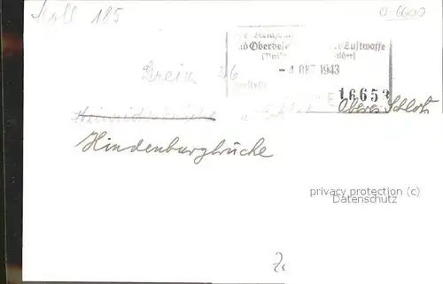 Greiz Thueringen Hindenburgbruecke Oberes SChloss Kat. Greiz