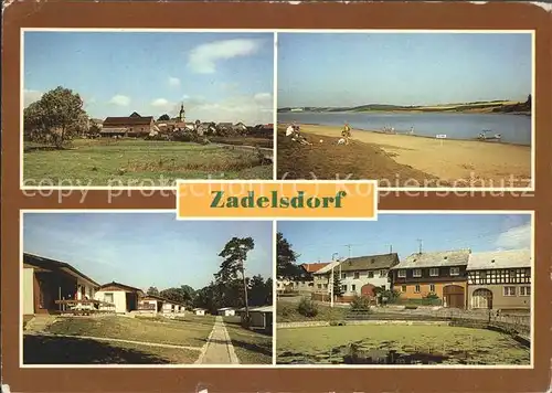Zadelsdorf Strandbad Bungalowdorf Kat. Zadelsdorf