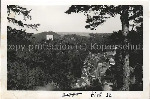 Ziegenrueck Saale Stadt und Burg Kat. Ziegenrueck Thueringen