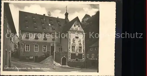 Ziegenrueck Saale Rathaus Kat. Ziegenrueck Thueringen