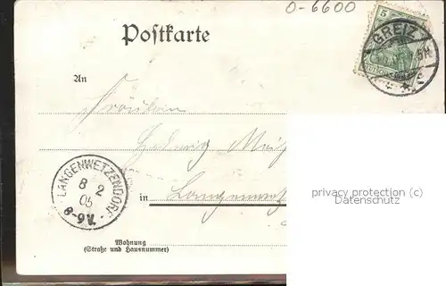 Greiz Thueringen Kleingera Kat. Greiz