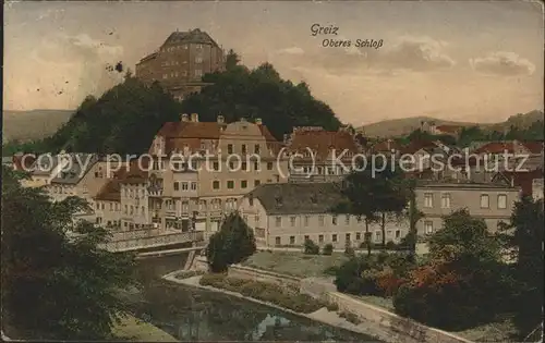 Greiz Thueringen Oberes Schloss Kat. Greiz