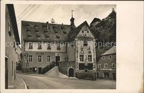 Ziegenrueck Saale Rathaus Gasthaus zum Ratskeller Kat. Ziegenrueck Thueringen