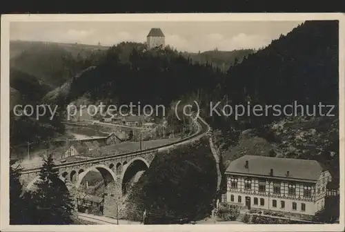 Ziegenrueck Saale Blick von Villa Vogel Kat. Ziegenrueck Thueringen