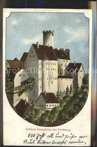 Frohburg Schloss Gnandstein Kat. Frohburg