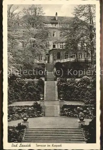 Bad Lausick Terrasse im Kurpark Kat. Bad Lausick