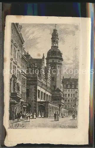 Leipzig Altes Rathaus Kat. Leipzig