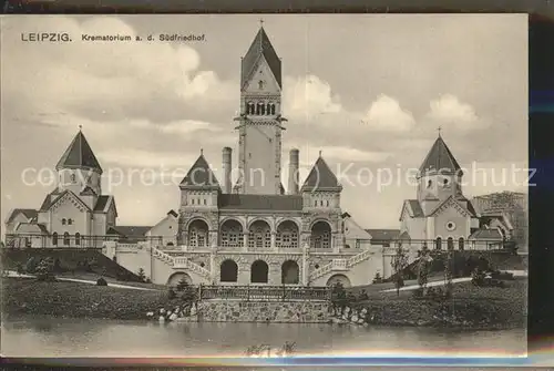 Leipzig Krematorium a.d.Suedfriedhof Kat. Leipzig