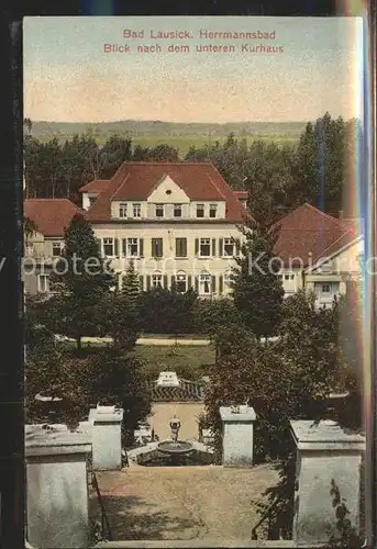 Bad Lausick Herrmannsbad mit unterem Kurhaus Kat. Bad Lausick