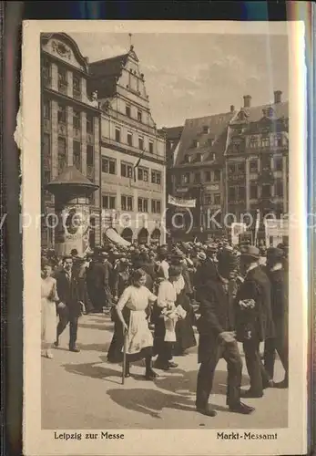 Leipzig Markt Messeamt Kat. Leipzig