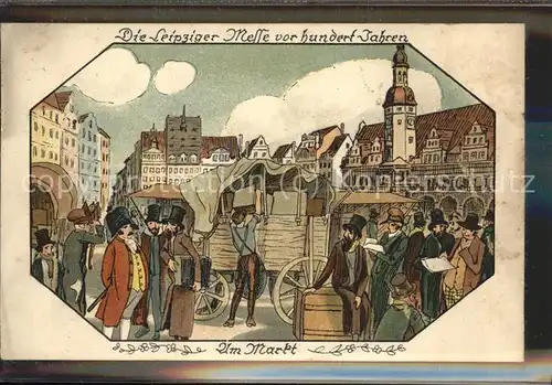 Leipzig Messe von Damals 1820 Kat. Leipzig