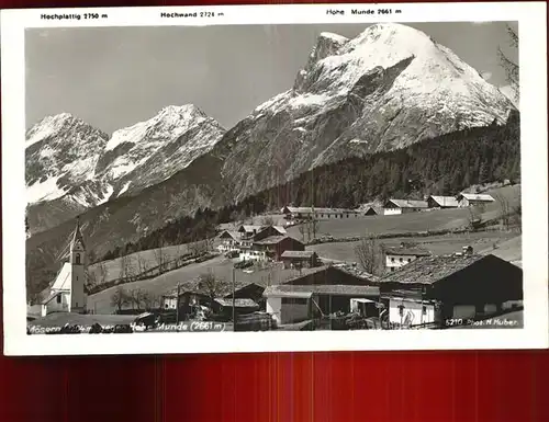 Moesern Hochplattig Hochwand Hohe Munde Kat. Telfs