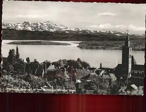 ueberlingen Bodensee Schweizer Alpen Insel Mainau Kat. ueberlingen