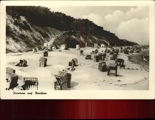 Usedom Kaserow Strandkoerbe Kat. Usedom