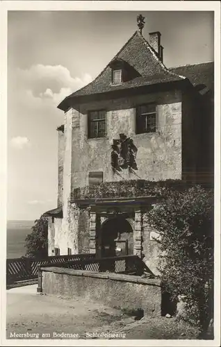 Meersburg Bodensee Schlosseingang Kat. Meersburg