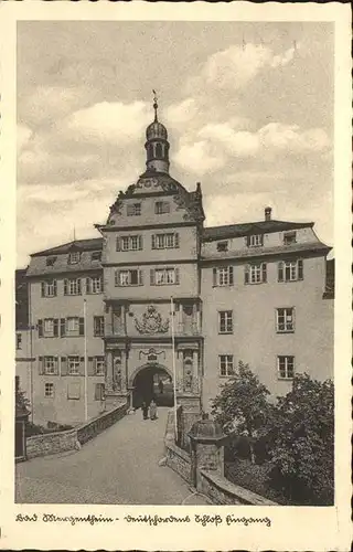 Bad Mergentheim Schloss Eingang Kat. Bad Mergentheim