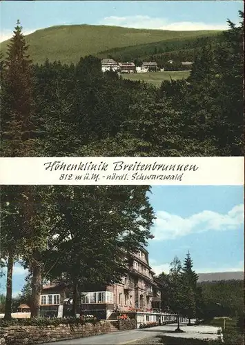 Breitenbrunnen Hoehenklinik Schwarzwald Kat. Sasbachwalden