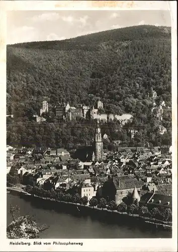 Heidelberg Neckar Philosophenweg Kat. Heidelberg