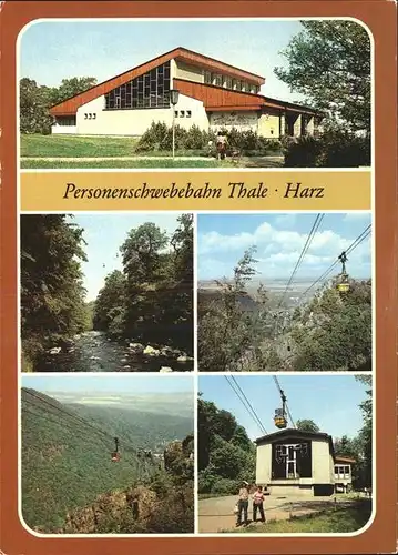 Thale Harz Personenschwebebahn Seilbahn Kat. Thale