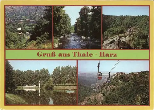 Thale Harz Seilbahn Kat. Thale