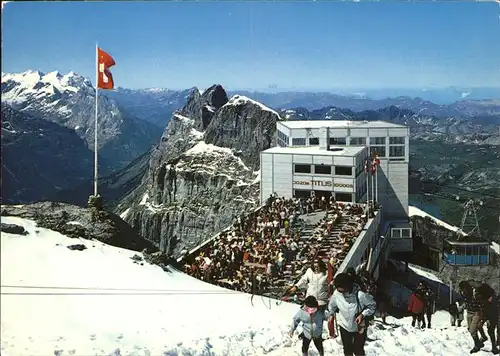Engelberg OW Zentralschweiz Seilbahn Bergstation Kat. Engelberg