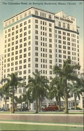 Miami Florida Columbus Hotel Biscayne Boulevard Kat. Miami
