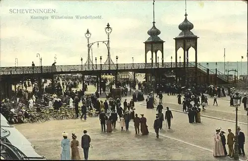 Scheveningen Koenigin Wilhelmina Wandelhoofd Kat. Scheveningen