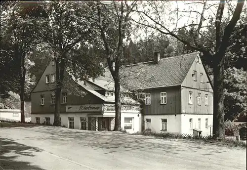 Waschleithe Gaststaette Osterlamm Kat. Beierfeld Erzgebirge