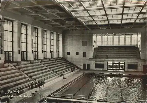 Rostock Mecklenburg Vorpommern Schwimmhalle Neptun Kat. Rostock