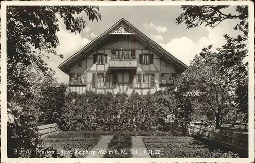 Belpberg Muensingen Pension Luethy Kat. Belpberg