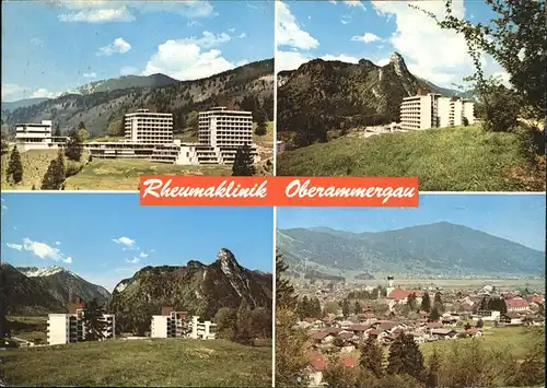 Oberammergau Rheumaklinik Notkarspitze Kofel Ammergauer Alpen Kat. Oberammergau