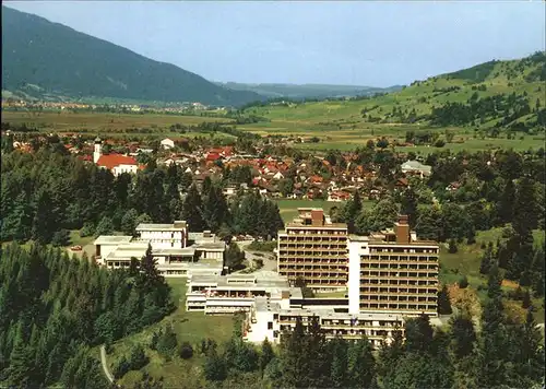 Oberammergau Rheumaklinik Hoehenluftkurort Fliegeraufnahme Kat. Oberammergau