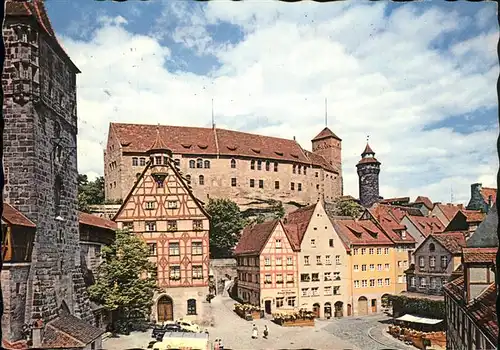 Nuernberg Burg Turm Kat. Nuernberg