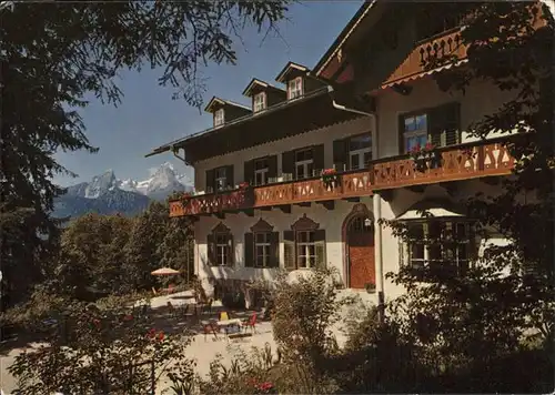 Berchtesgaden Kinderkurheim Landhaus Schoensicht Kat. Berchtesgaden