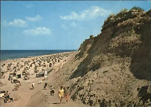 Wenningstedt Sylt Partie am Kliff Strand Kat. Wenningstedt Braderup (Sylt)