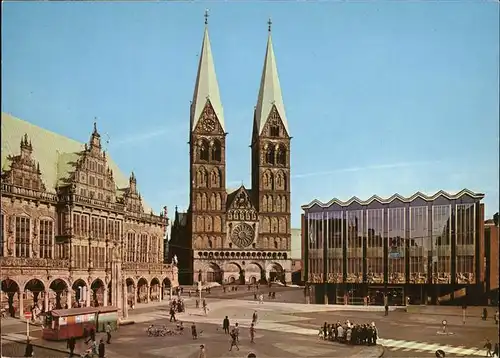 Bremen Rathaus Dom Haus der Buergenschaft Kat. Bremen