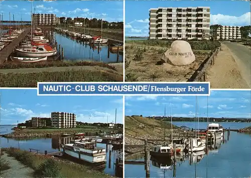 Flensburg Nautic Club Schausende Flensburger Foerde Hafen Boote Kat. Flensburg