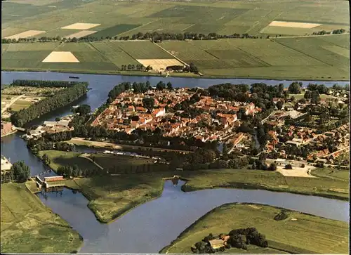 Friedrichstadt Eider Fliegeraufnahme Grachtenfahrten Kat. Friedrichstadt