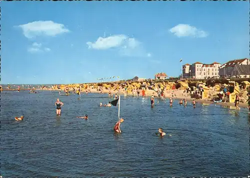 Duhnen Strandleben Kat. Cuxhaven