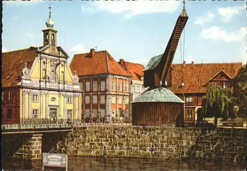 Lueneburg Kaufhaus historisches Gebaeude Alter Kran Kat. Lueneburg