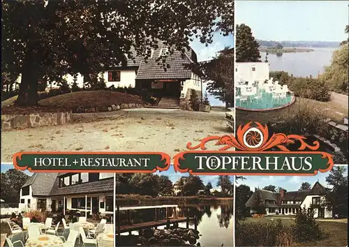 Alt Duvenstedt Hotel Restaurant Toepferhaus Terrasse Kat. Alt Duvenstedt